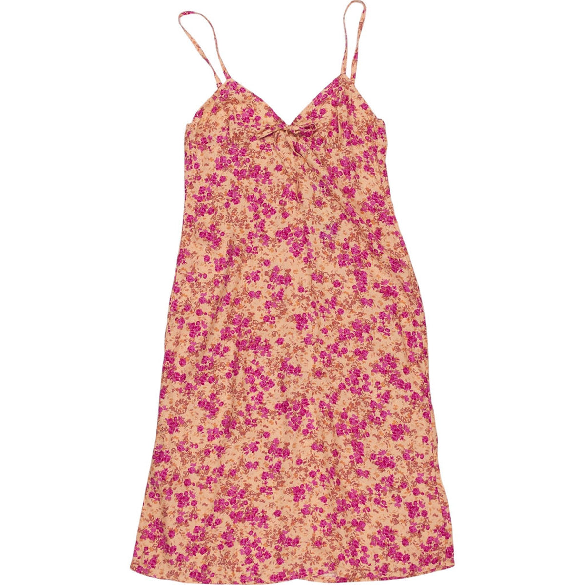 Motel Pink Floral Strappy Dress