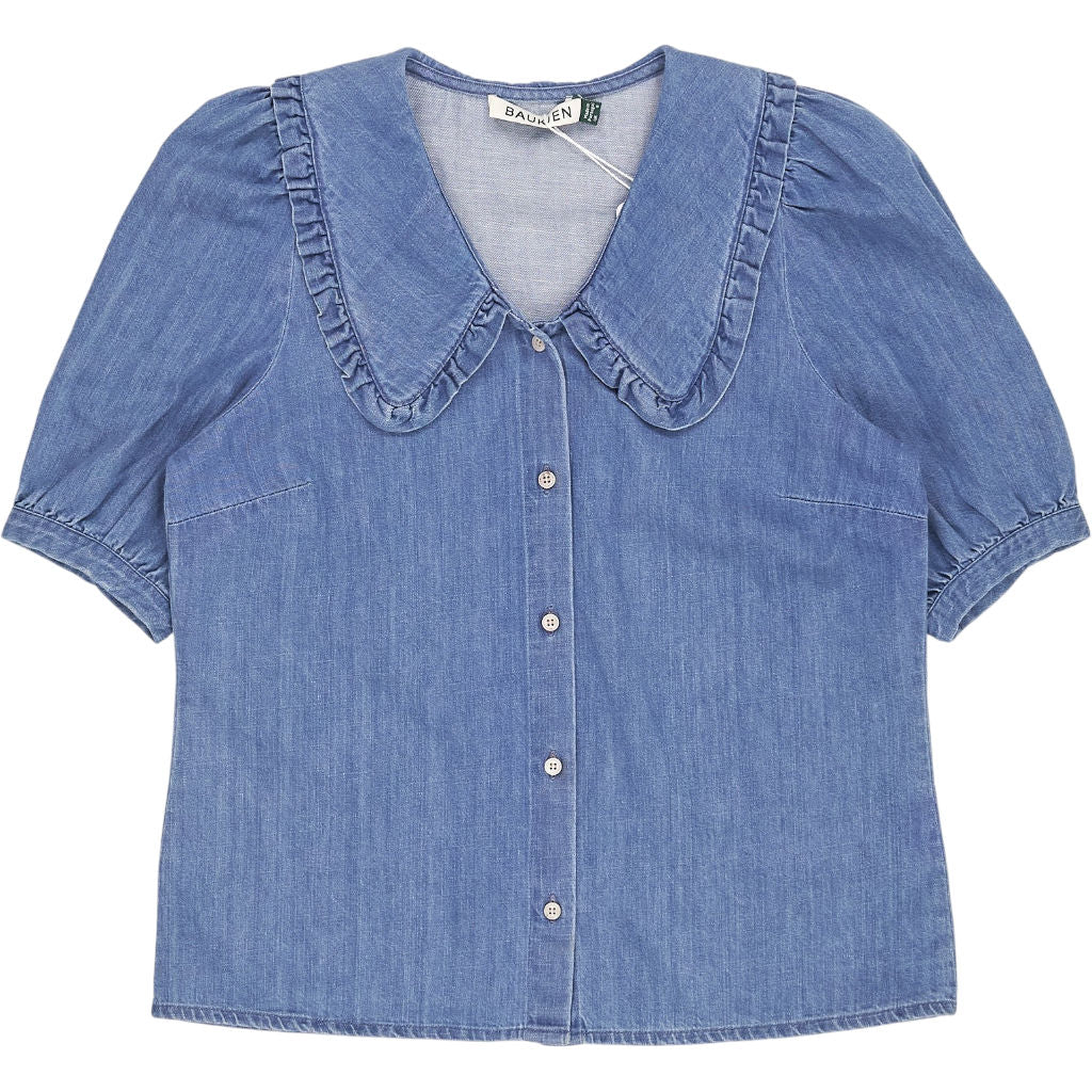 Baukjen Blue Dani Organic Denim Blouse