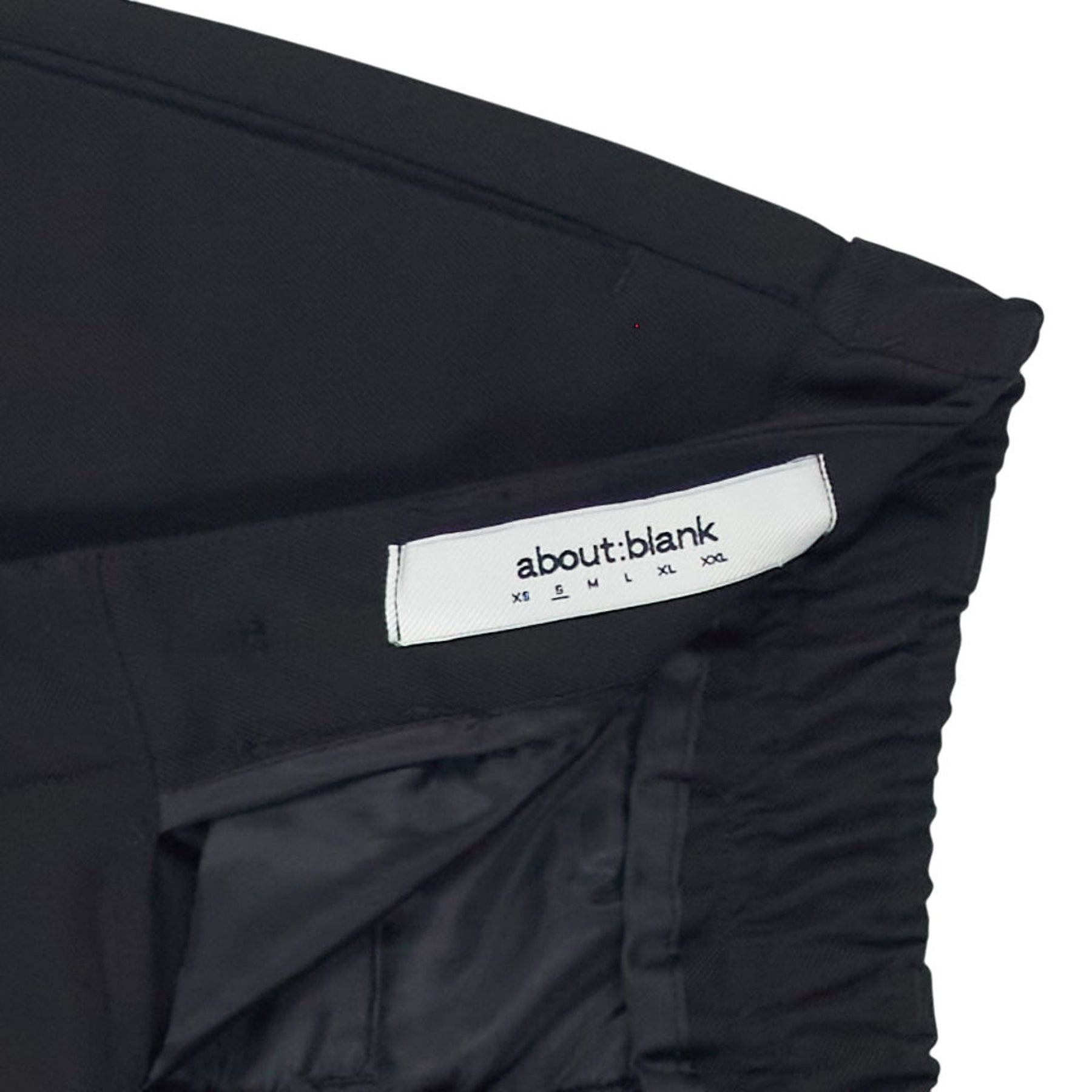 About:Blank Black Pleated Trousers