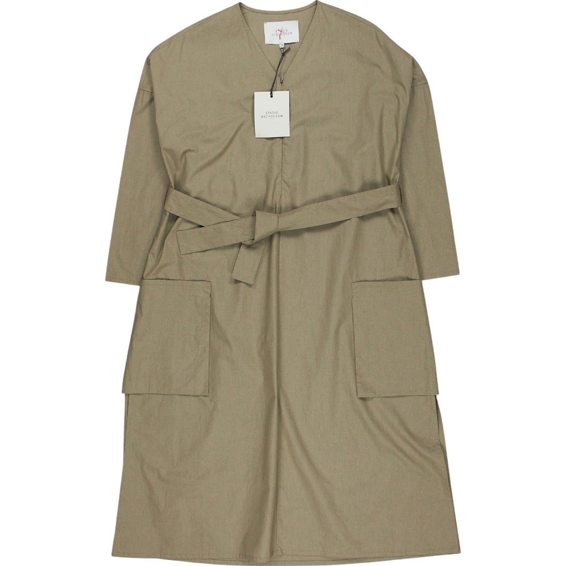 Studio Nicholson Khaki Belted Dress