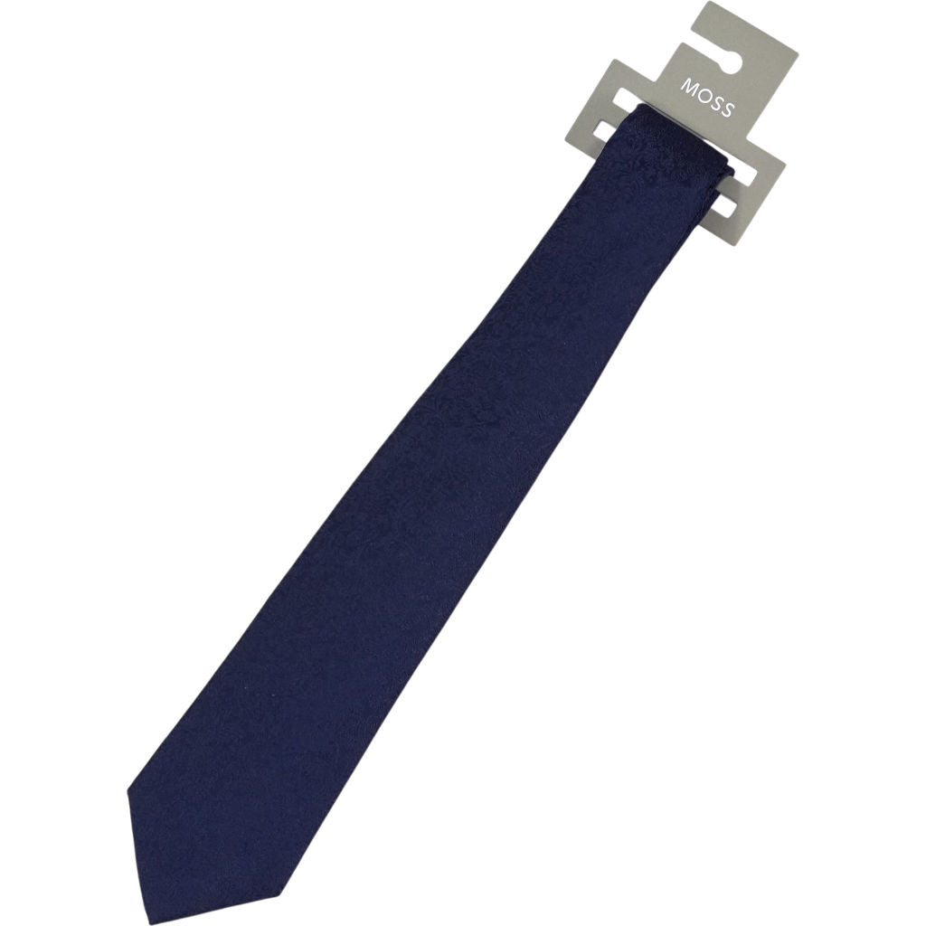 Moss Navy Silk Tie