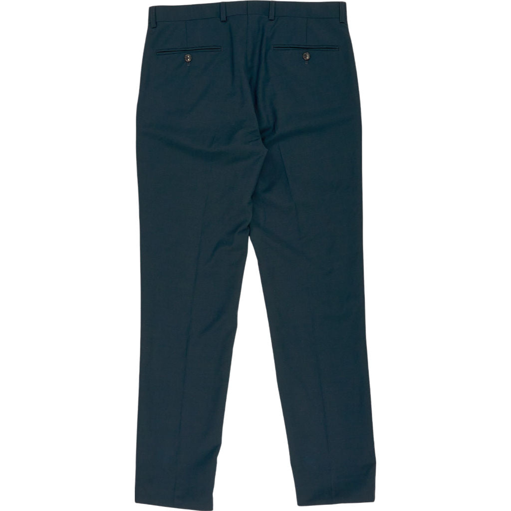 Moss Green Tailored Fit Trousers