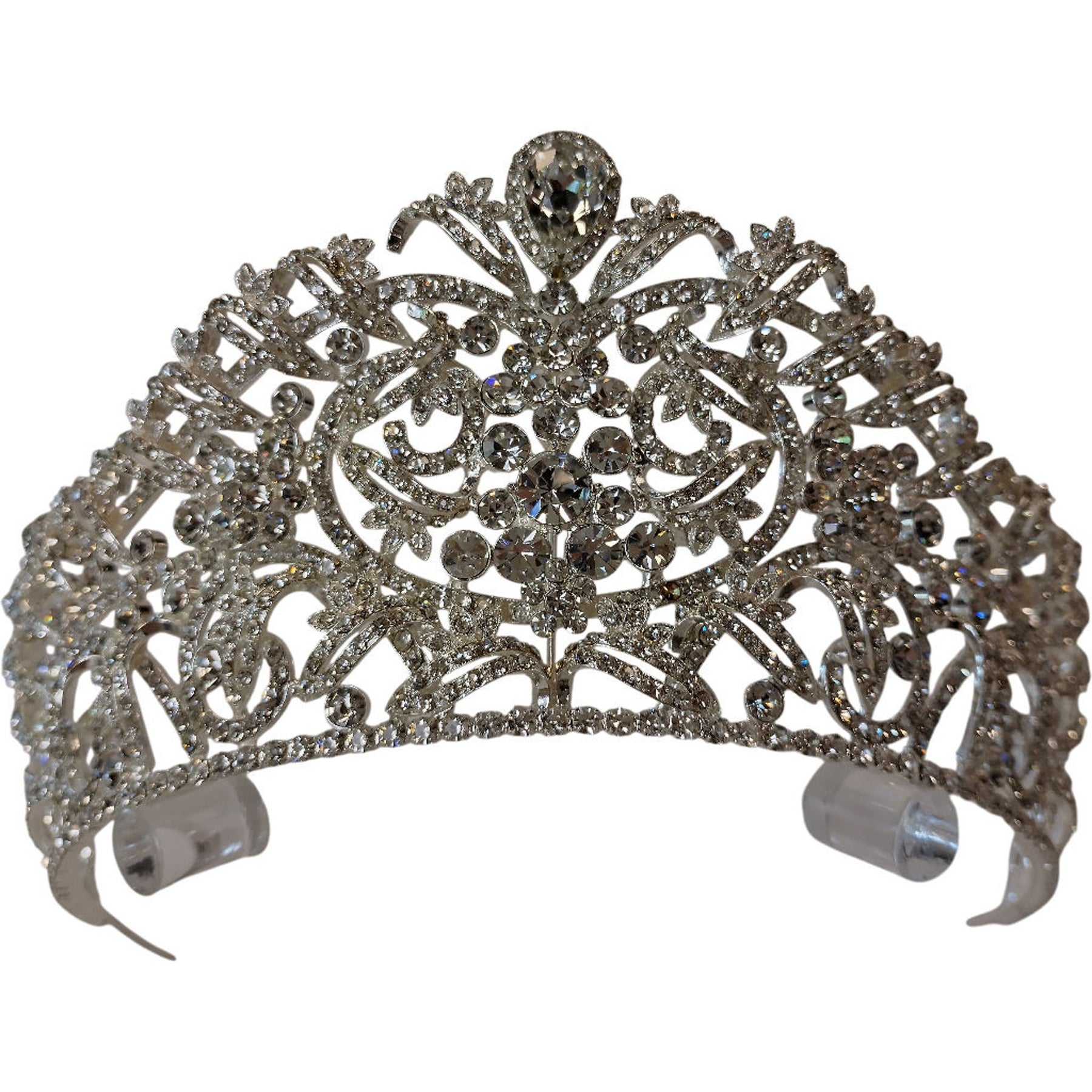 Silver Rhinestone Bridal Tiara