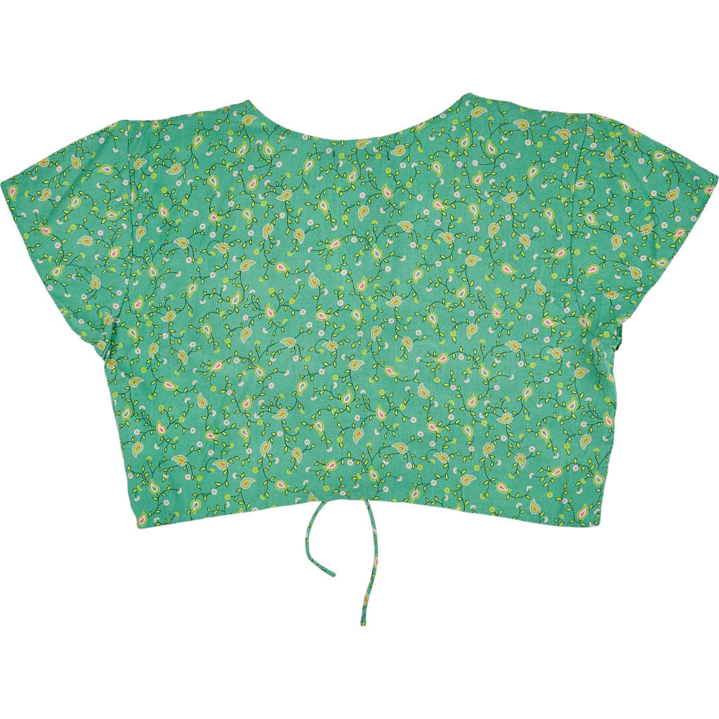 Motel Green Raeto Paisley Fun Top