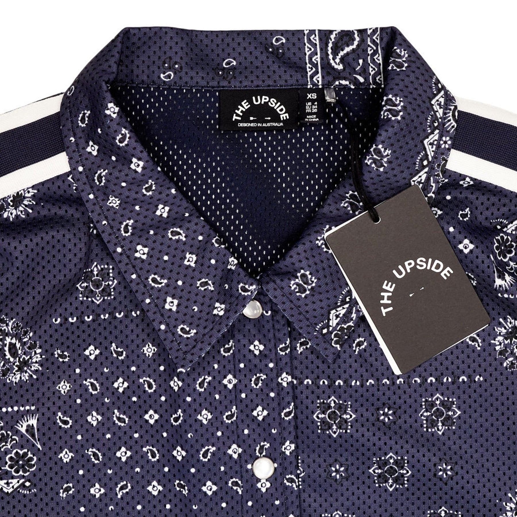 The Upside Navy Bandana Print Shirt XS