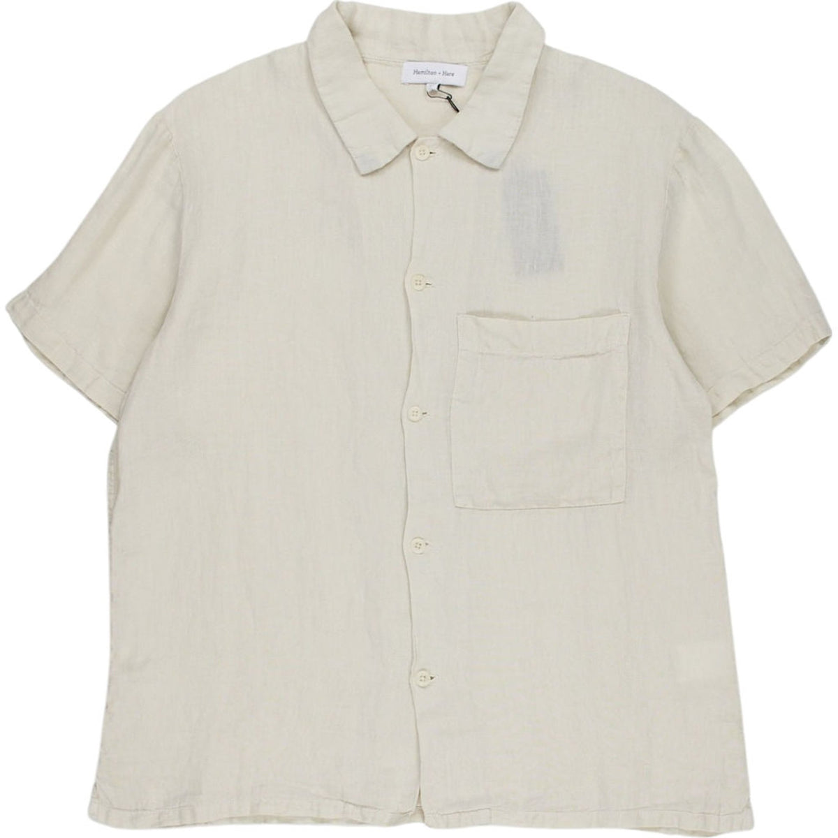 Hamilton + Hare Cream Linen Shirt