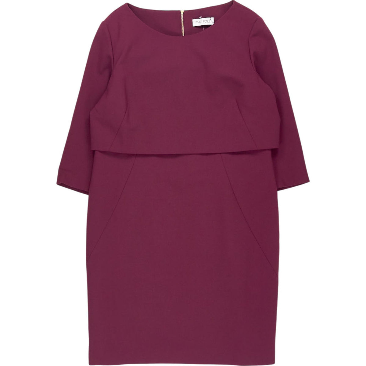 The Fold Plum Northcote Dress