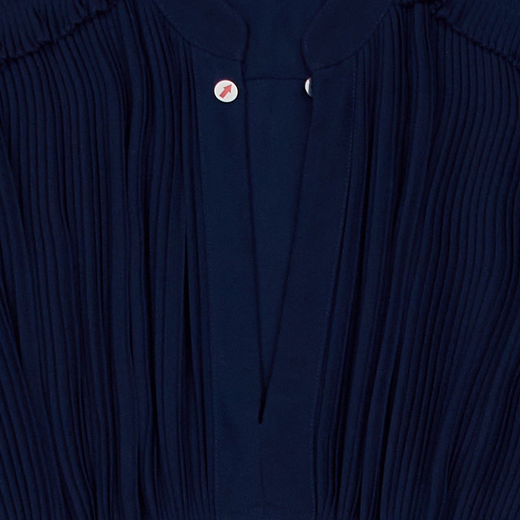 Tory Burch Navy Pleated Dress