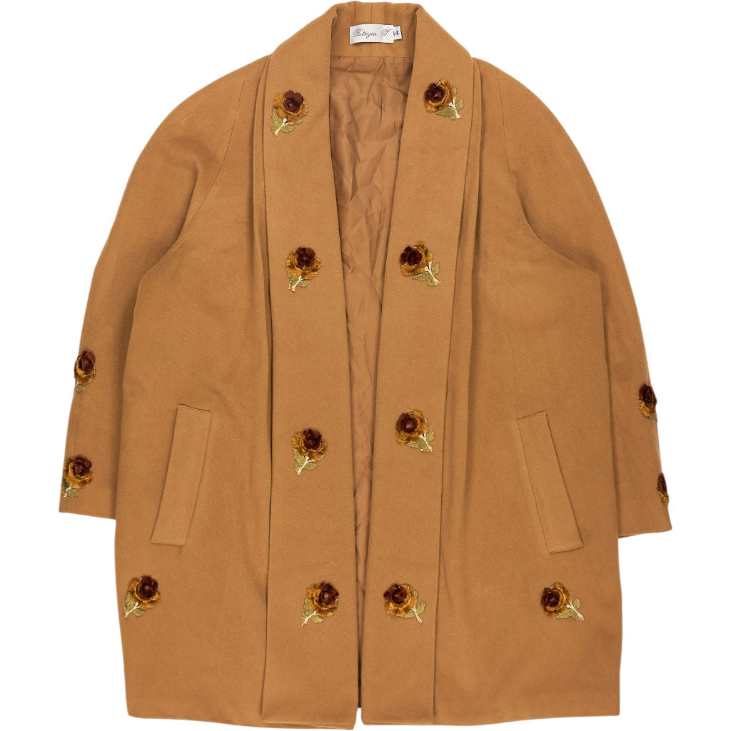Patrizia S Beige Embroidered Coat