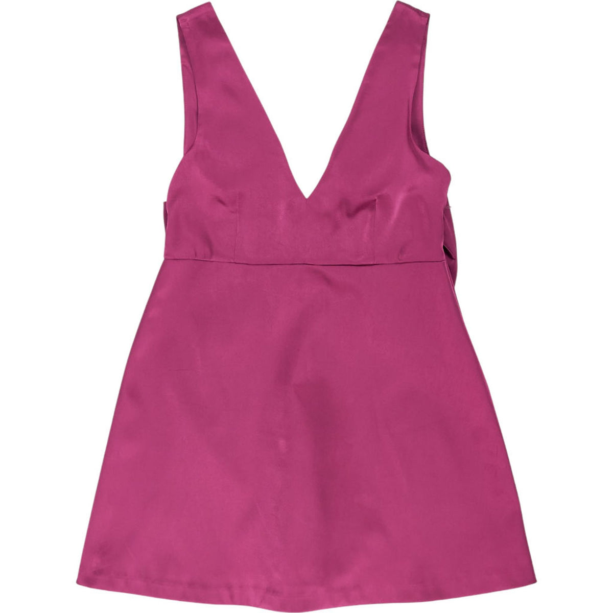 OMNES Pink Satin Bowlyn Dress
