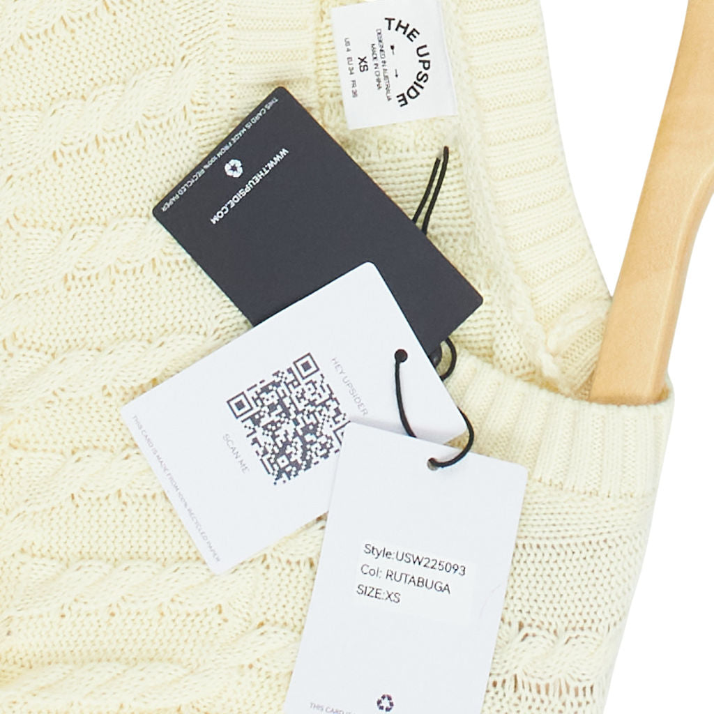 The Upside Rutabaga Cable Knit Jumper XS