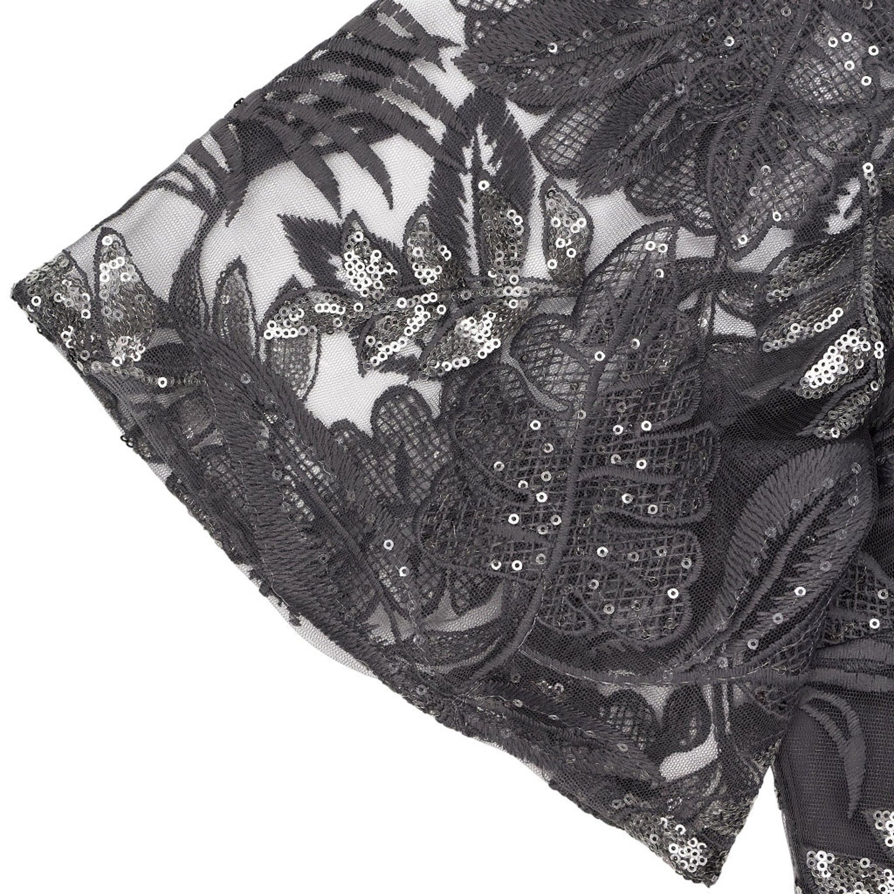 Studio 8 Silver Sequin Genevieve Maxi Dress