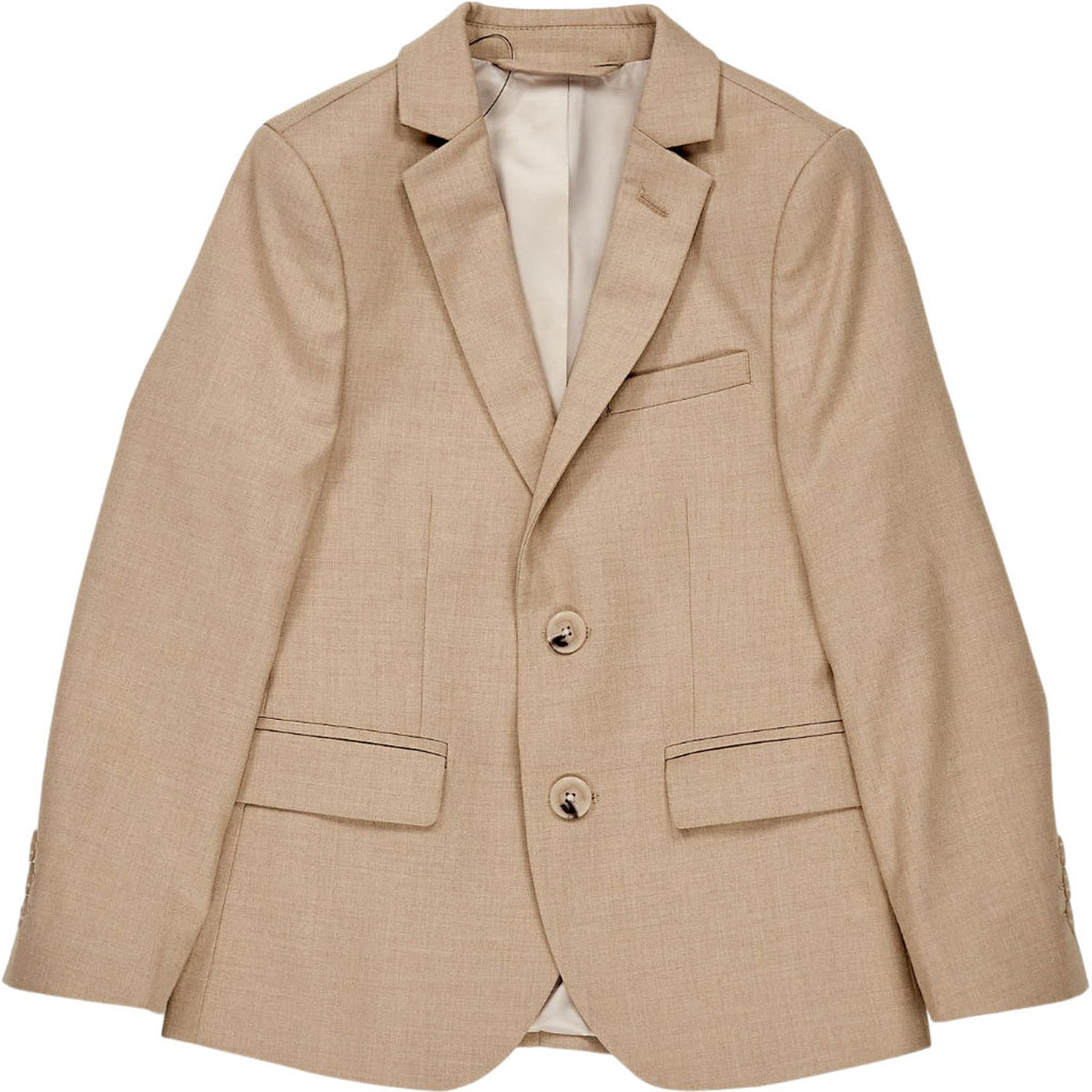 Moss Beige Three-Piece Suit