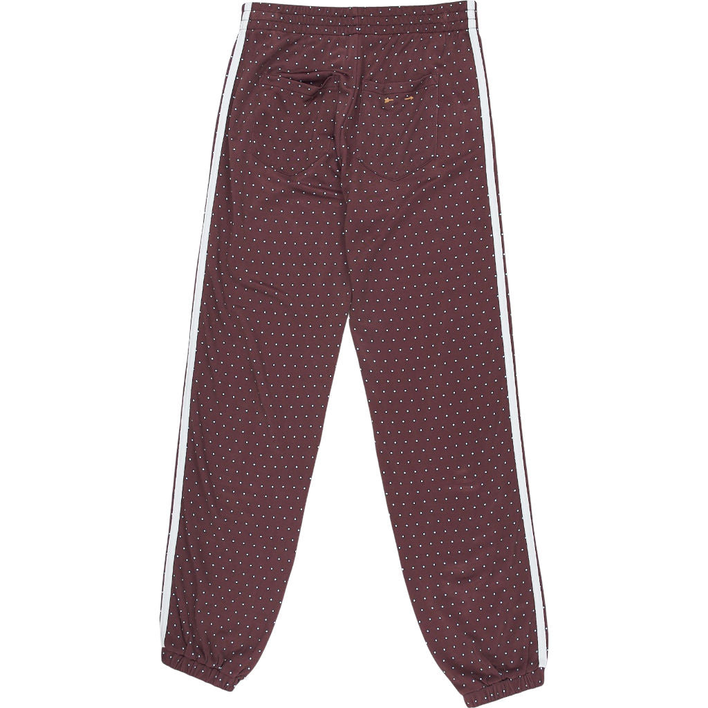 The Upside Burgundy Polka Dot Joggers