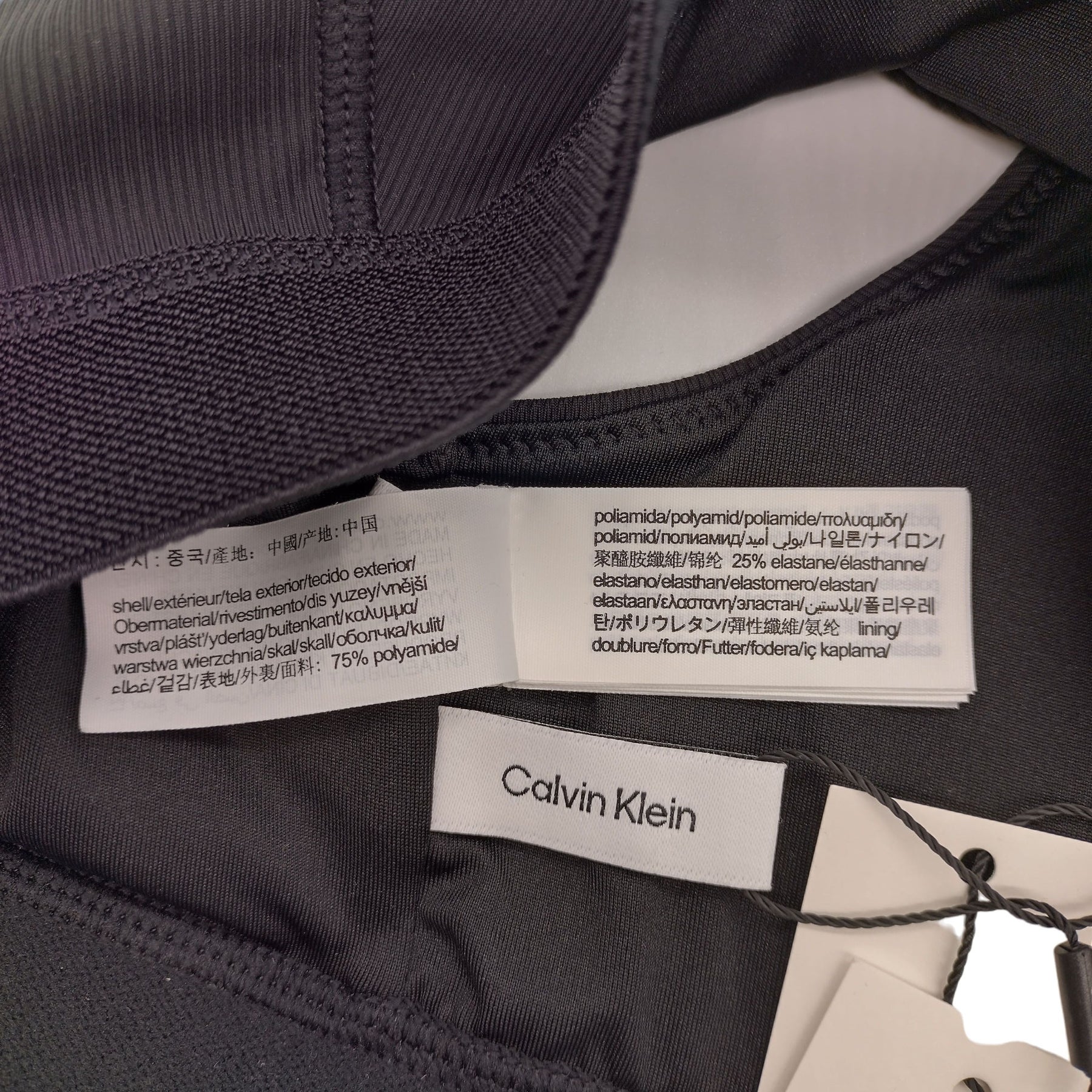 Calvin Klein Black Sports Bra