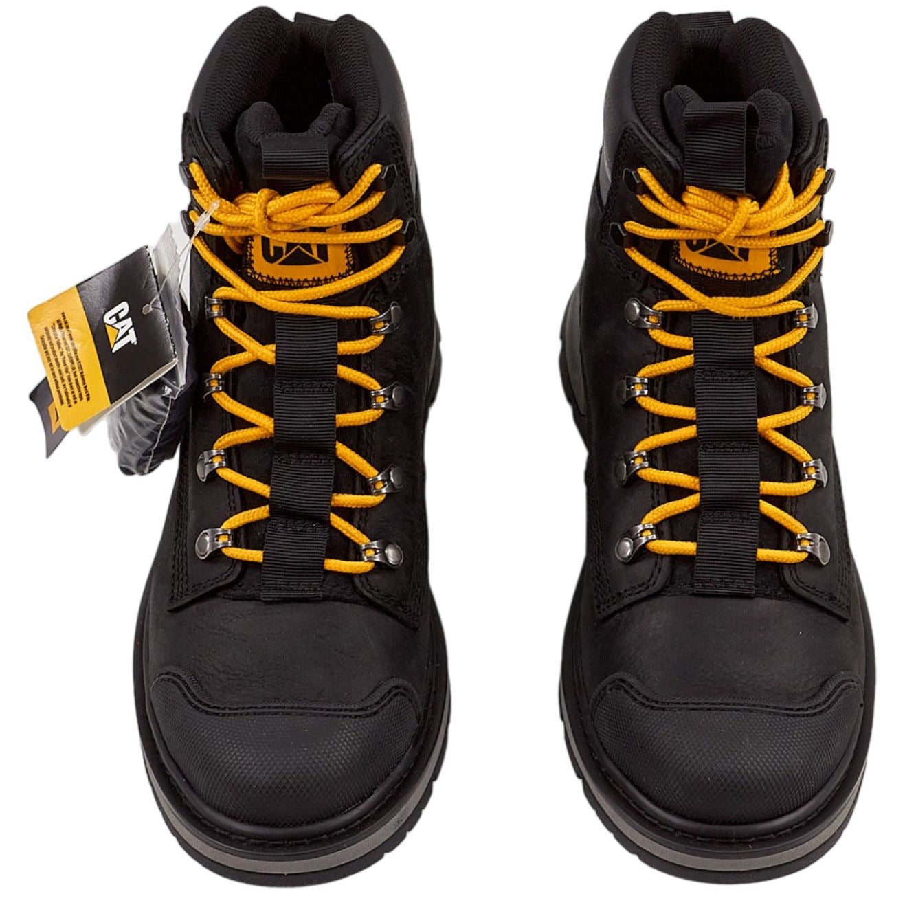 Caterpillar Black Steel Toe Waterproof Boots