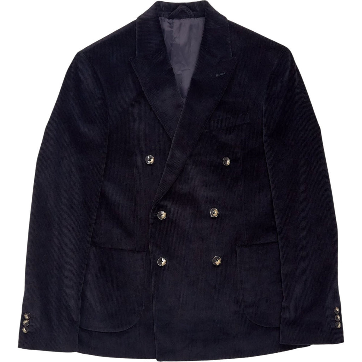 Moss Black Corduroy Slim Fit Jacket