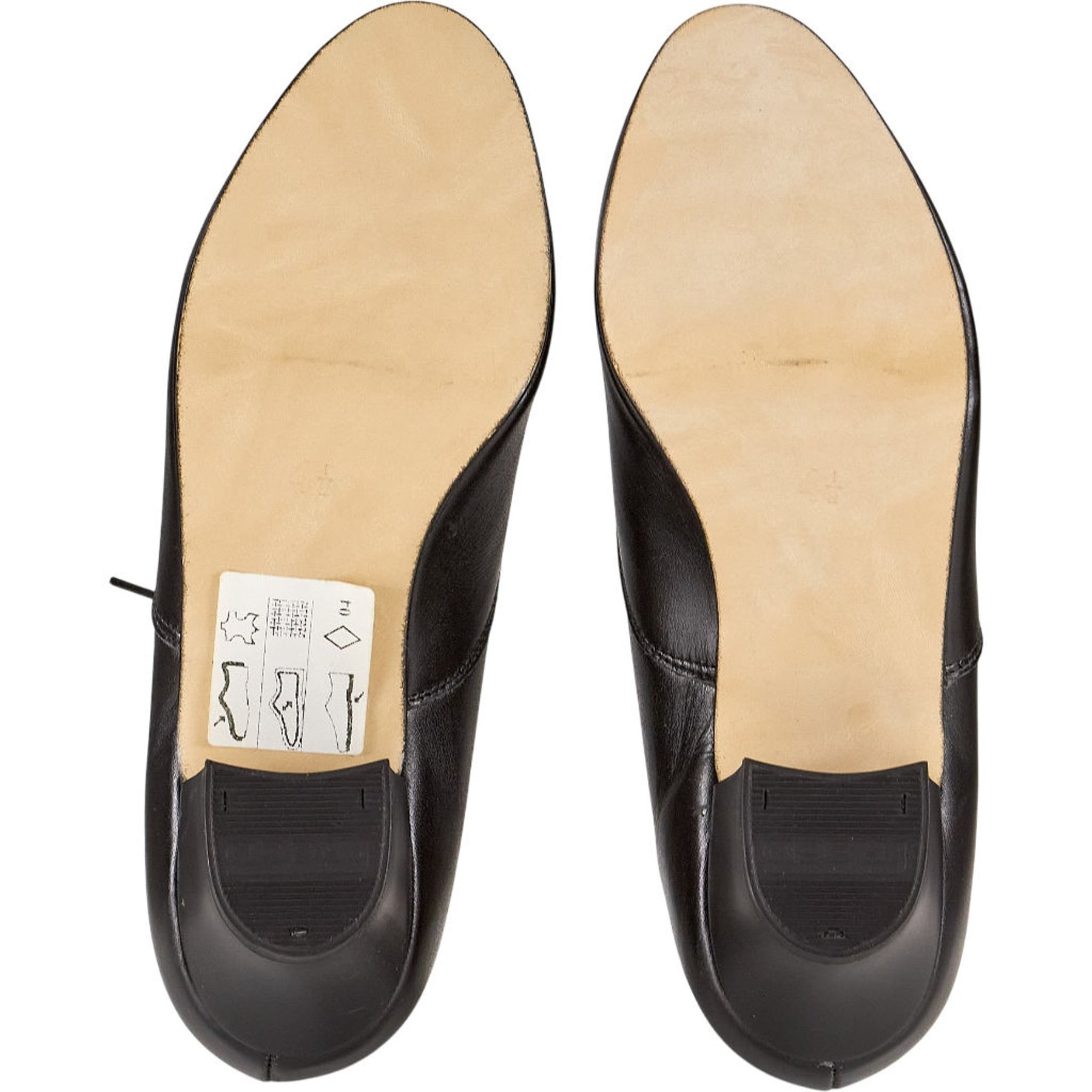 Freed Black Leather Oxford Shoes
