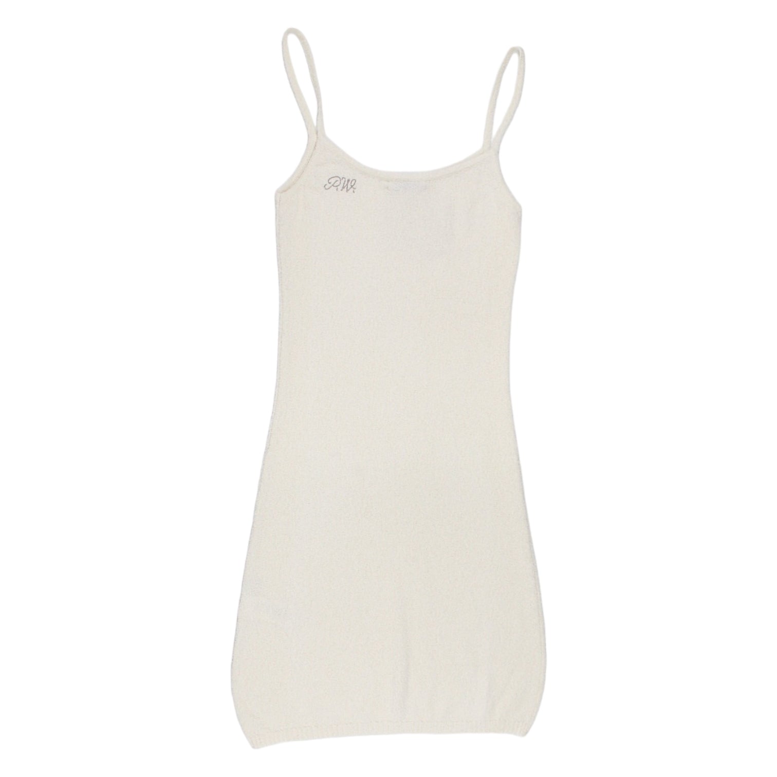 Paloma Wool Cream Boucle Strappy Dress