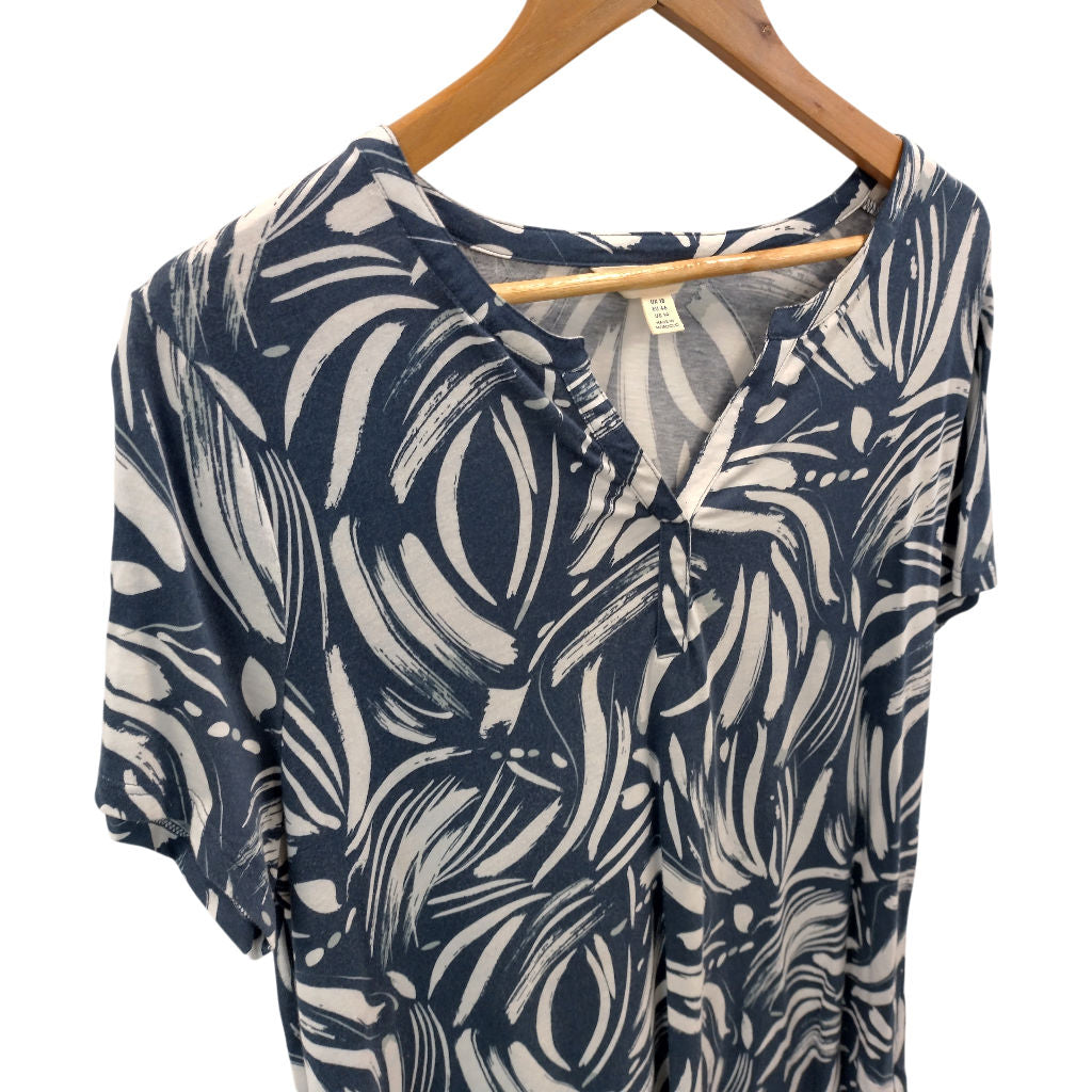 Seasalt Cornwall Navy Printed Risso Top