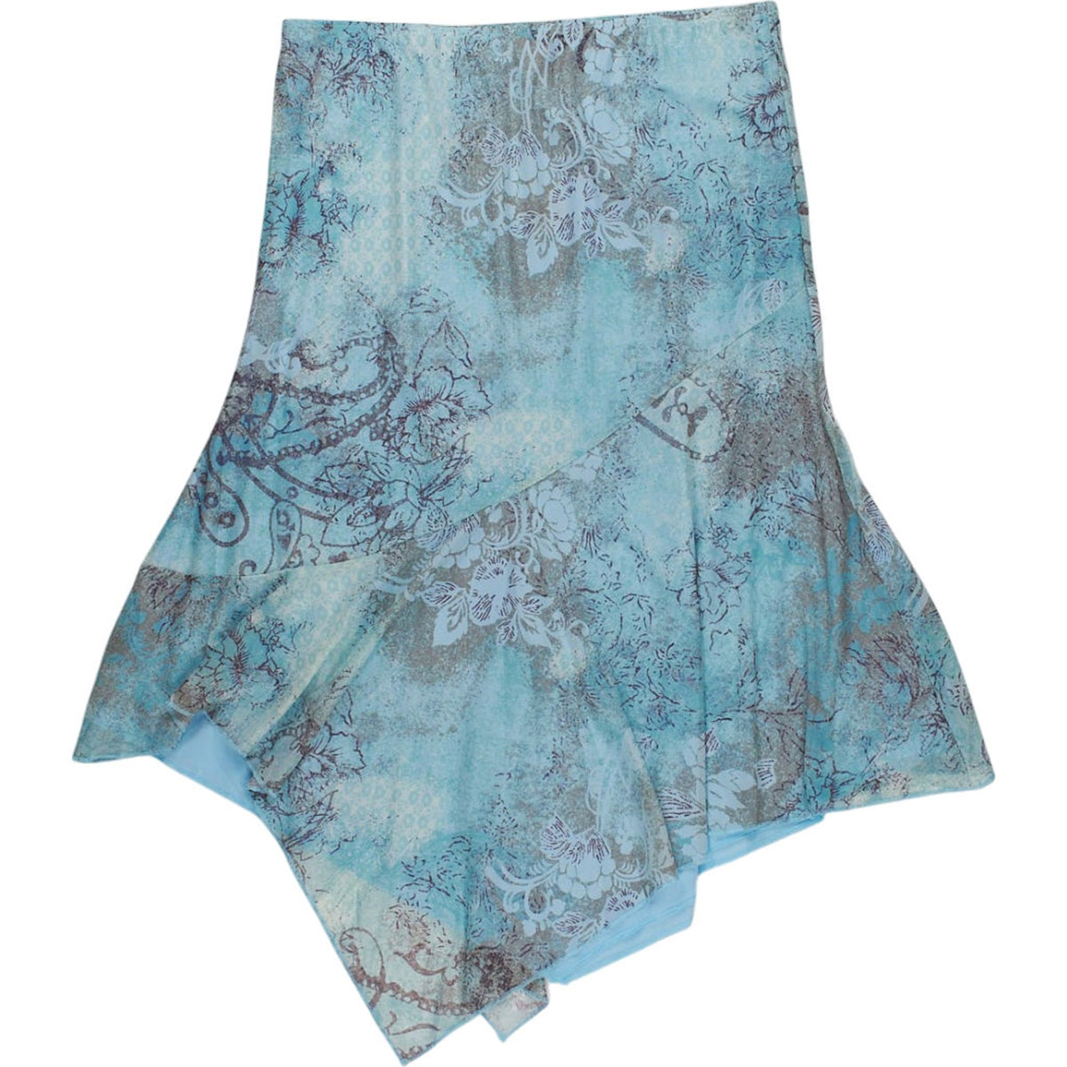 Motel Blue Paisley Cinta Skirt