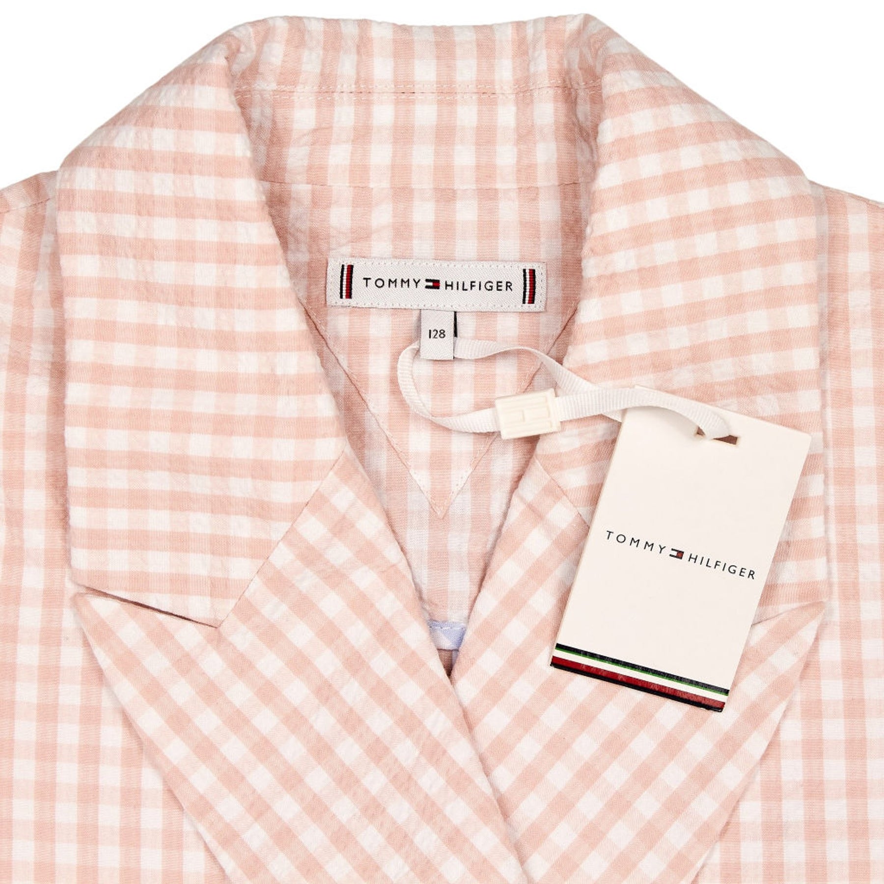 Tommy Hilfiger Pink Check Blazer and Shorts Set