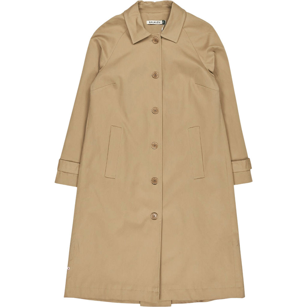 Baukjen Sand Hazel Organic Cotton Mac Coat