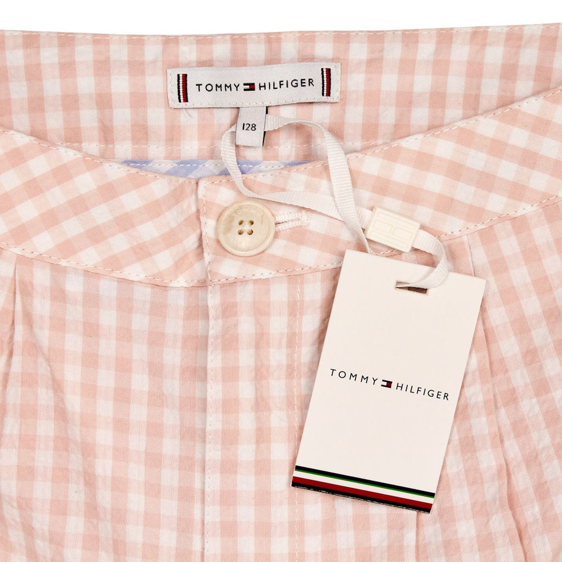 Tommy Hilfiger Pink Check Blazer and Shorts Set