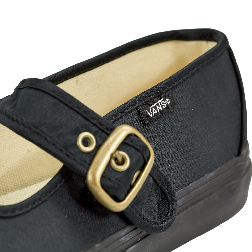 Vans Black Mary Jane Ballet Sneakers UK 3.5