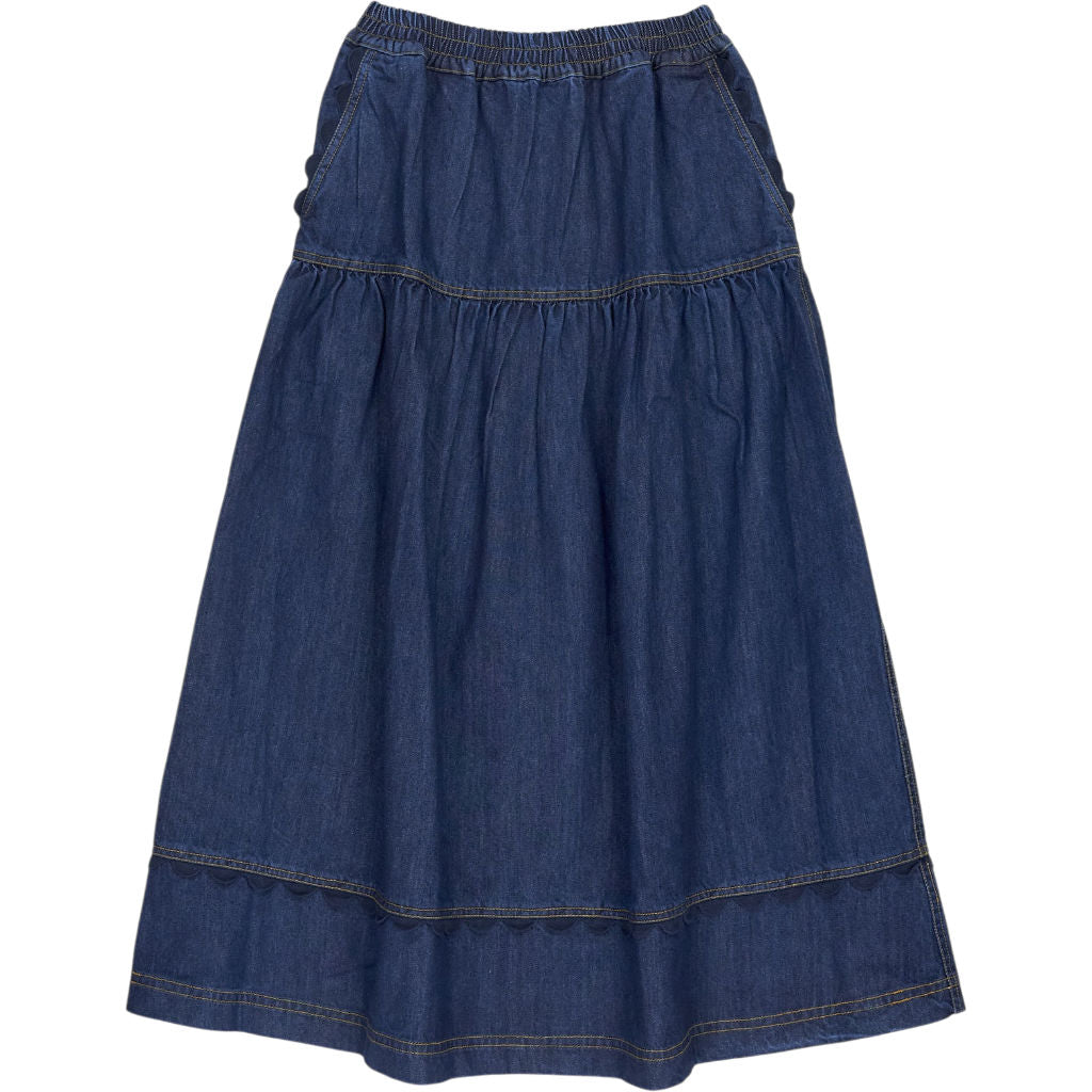 Bonte Dark Denim Manderie Skirt