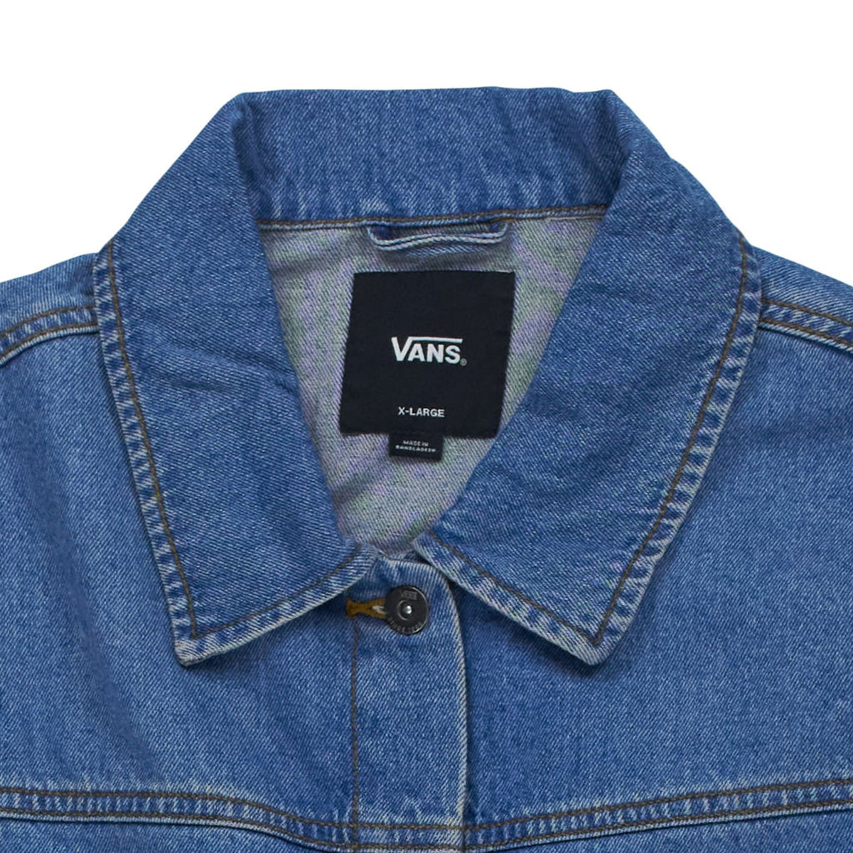 Vans Blue Denim Crop Jacket
