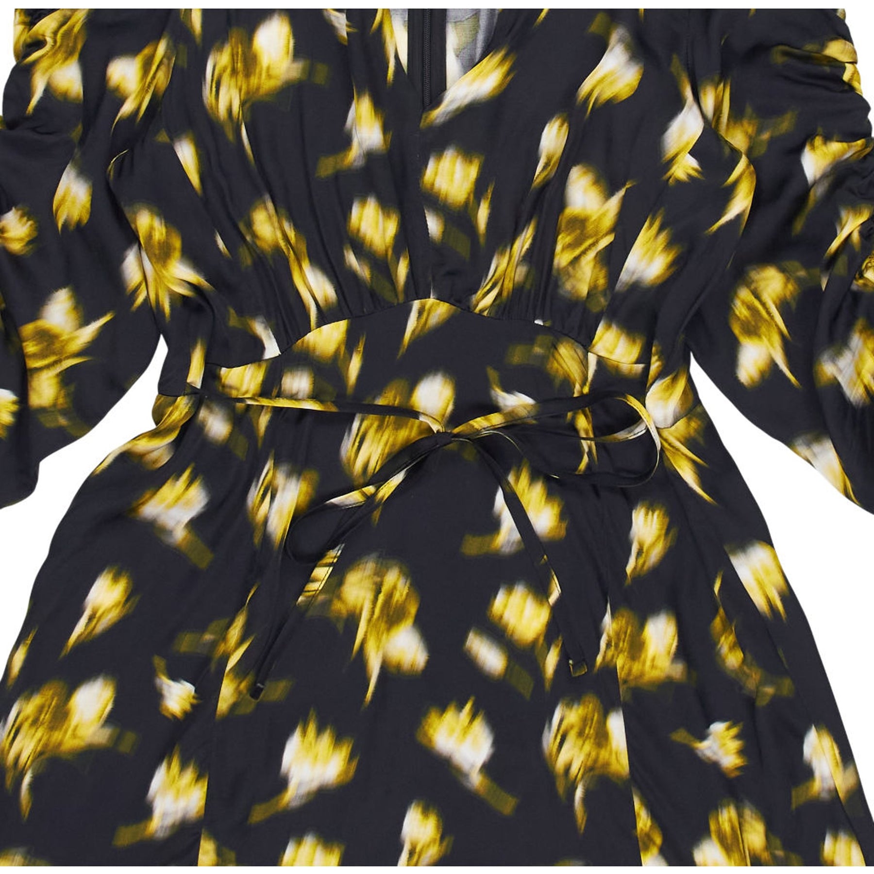 Baukjen Black Blurred Floral Winne Dress
