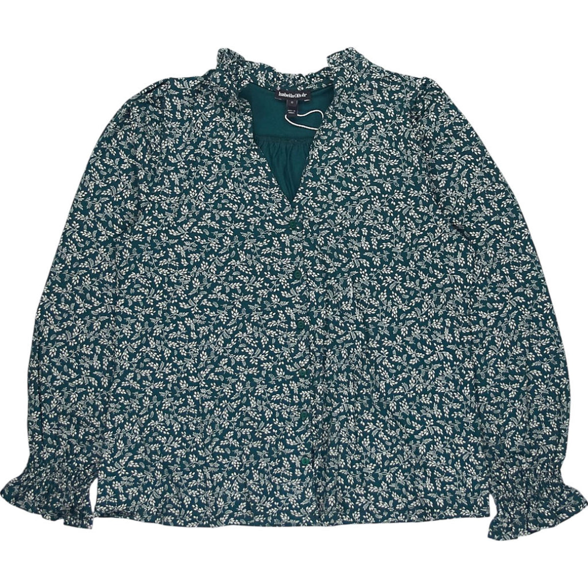 Isabella Oliver Green Sofia Maternity Blouse