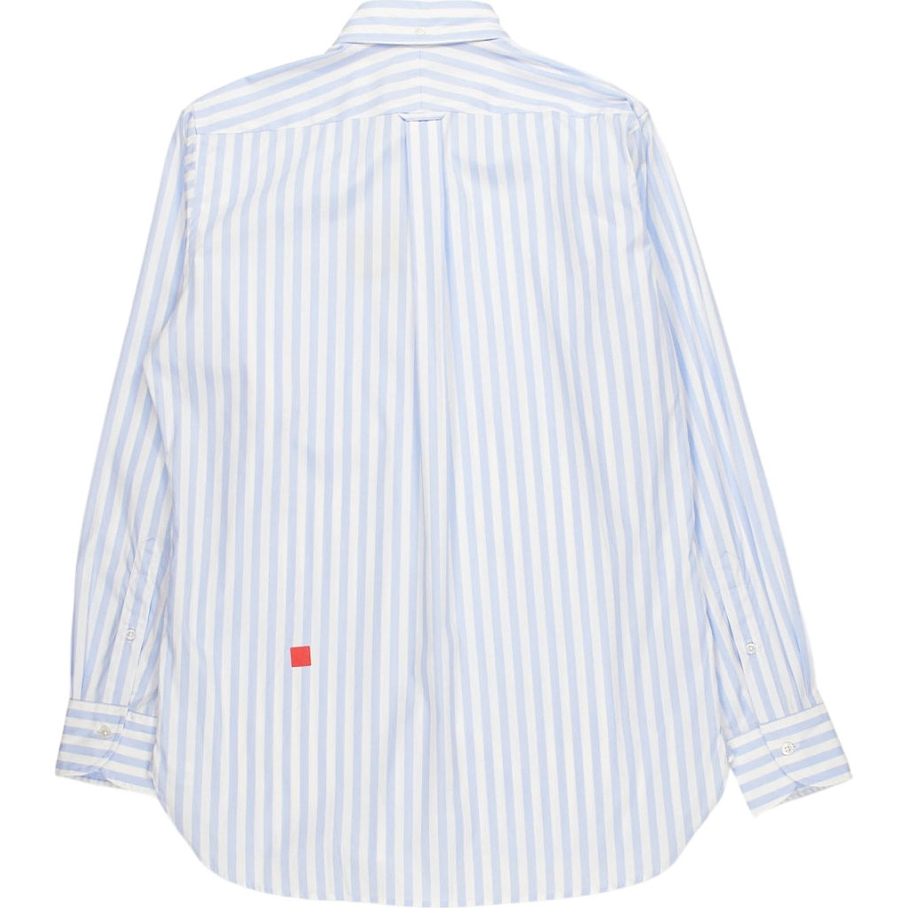 Drake's Blue Stripe Poplin Shirt