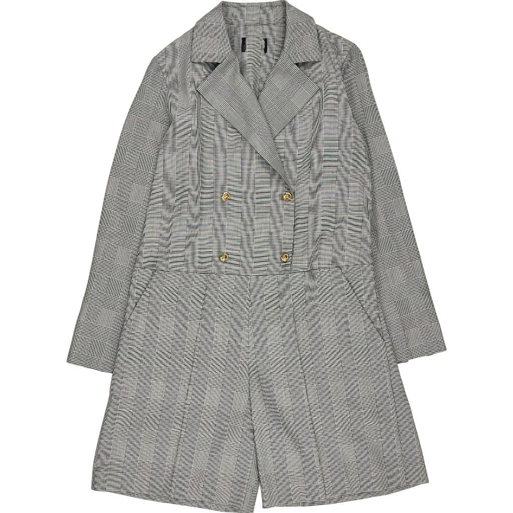 Mother of Pearl Grey Check Double Breasted Dress