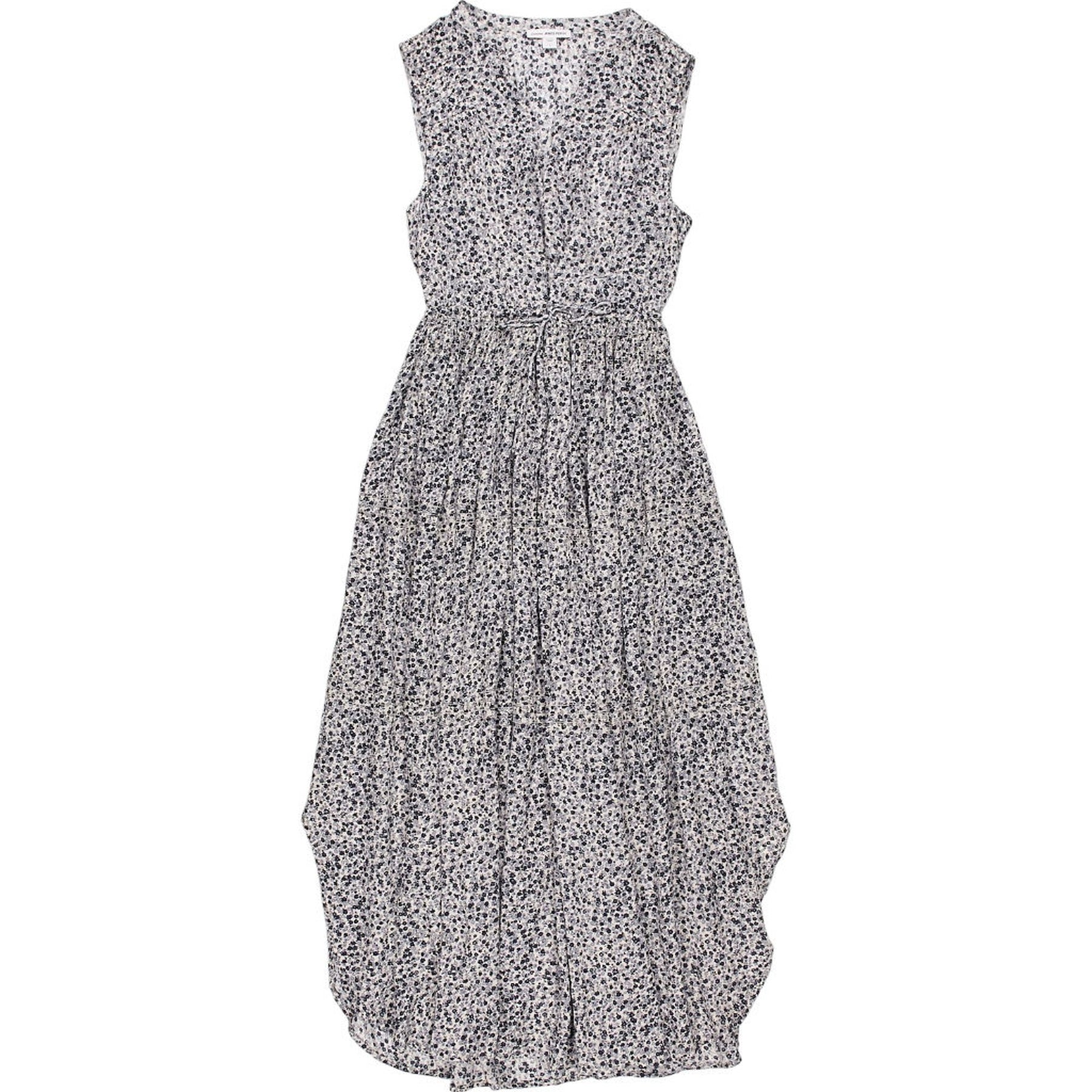 James Perse Blue Floral Sleeveless Dress
