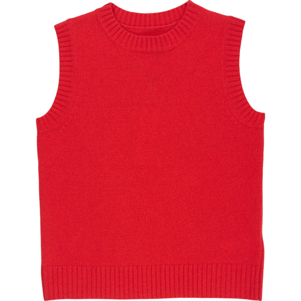 NRBY Red Merino Wool Tank XS