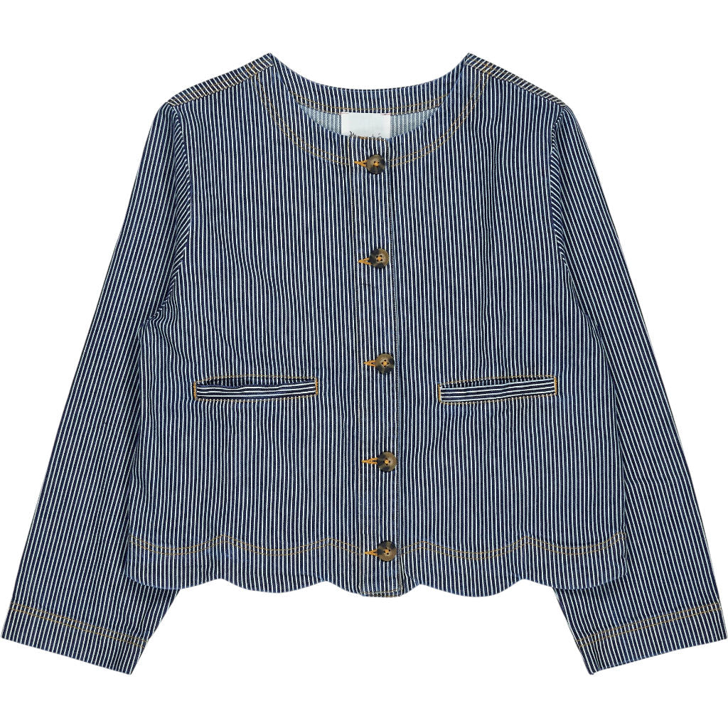 Bonté Ticking Blue Stripe Marie Jacket