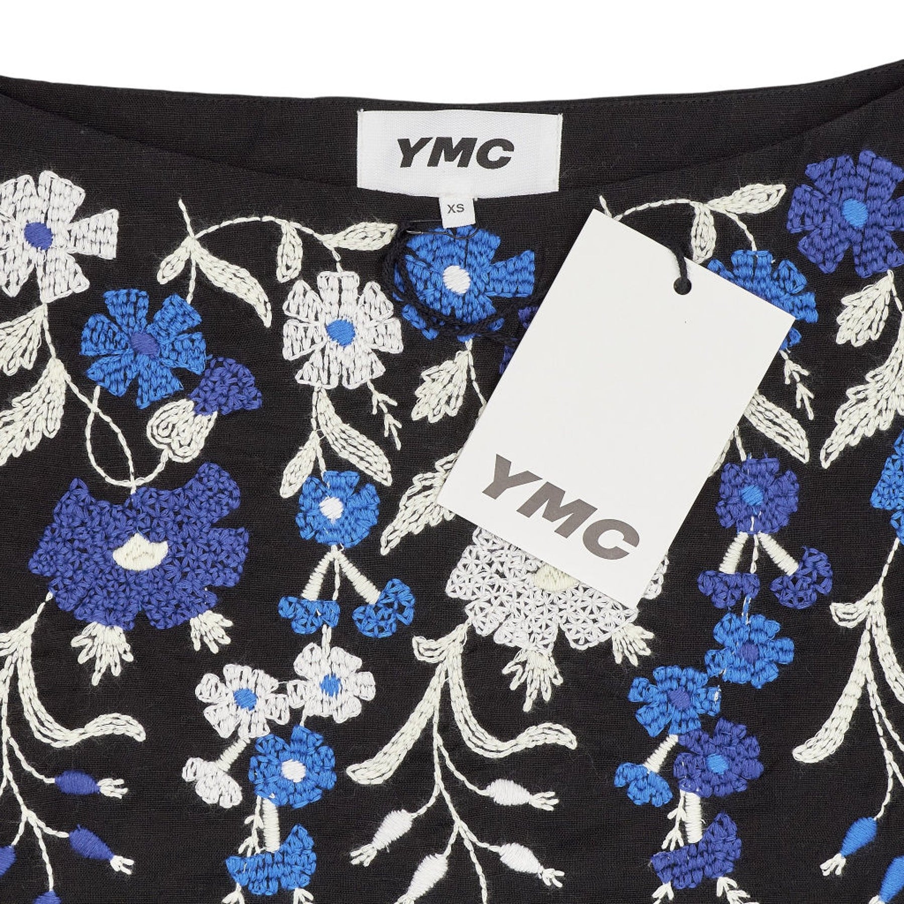 YMC Black Multi Magnolia Top XS