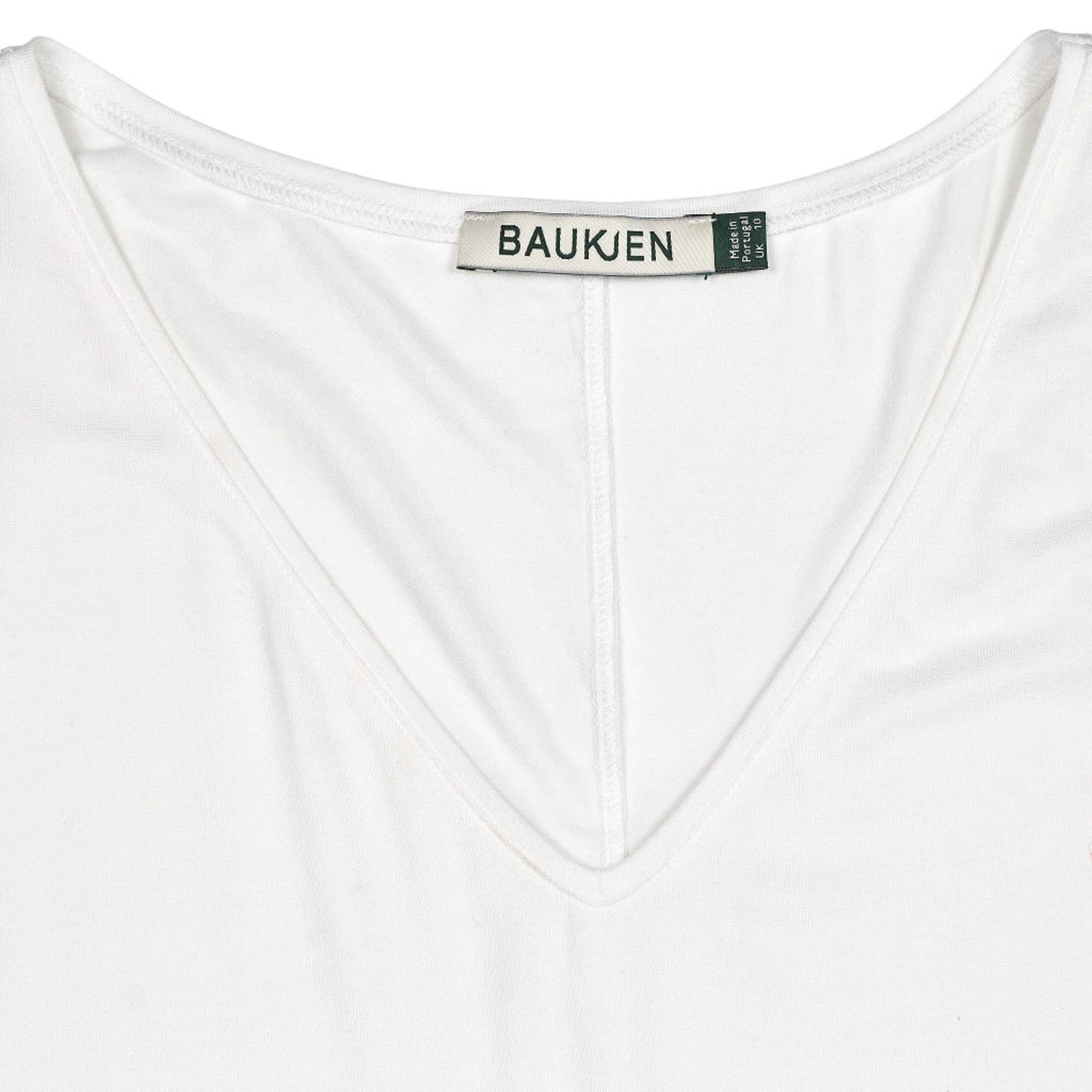 Baukjen White V-Neck Top