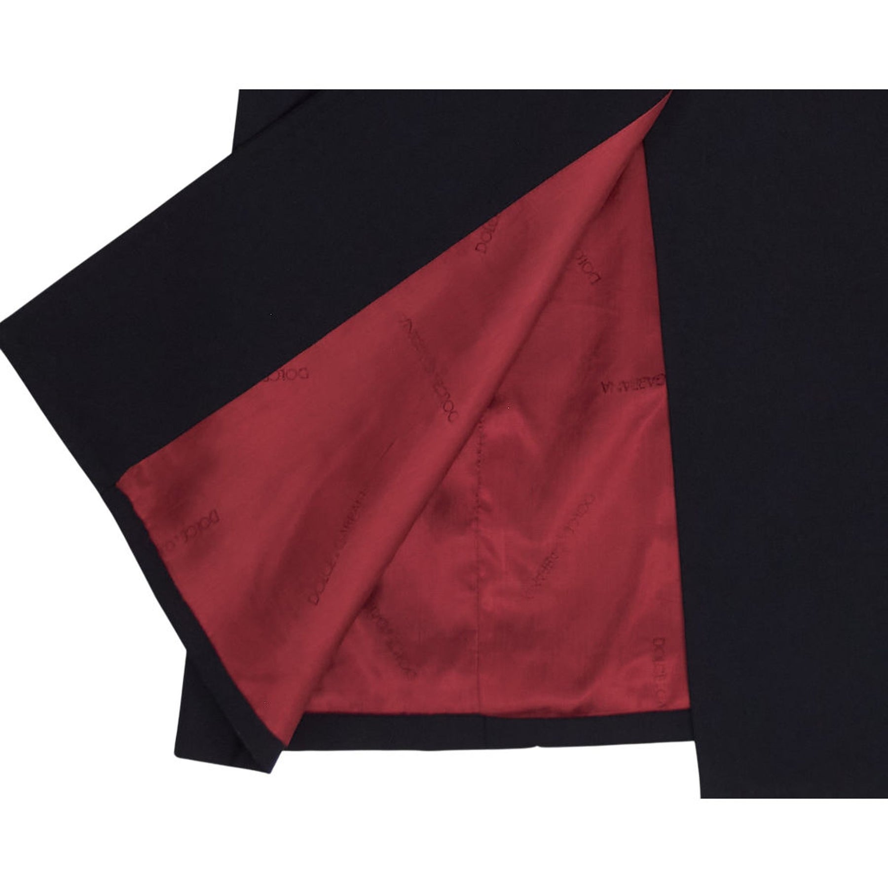 Dolce & Gabbana Black Virgin Wool Coat