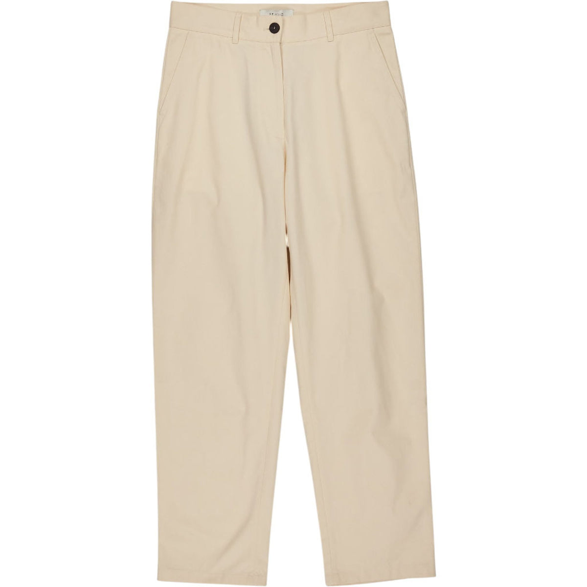 Studio Nicholson Cream Twill Ankle Crop Trousers