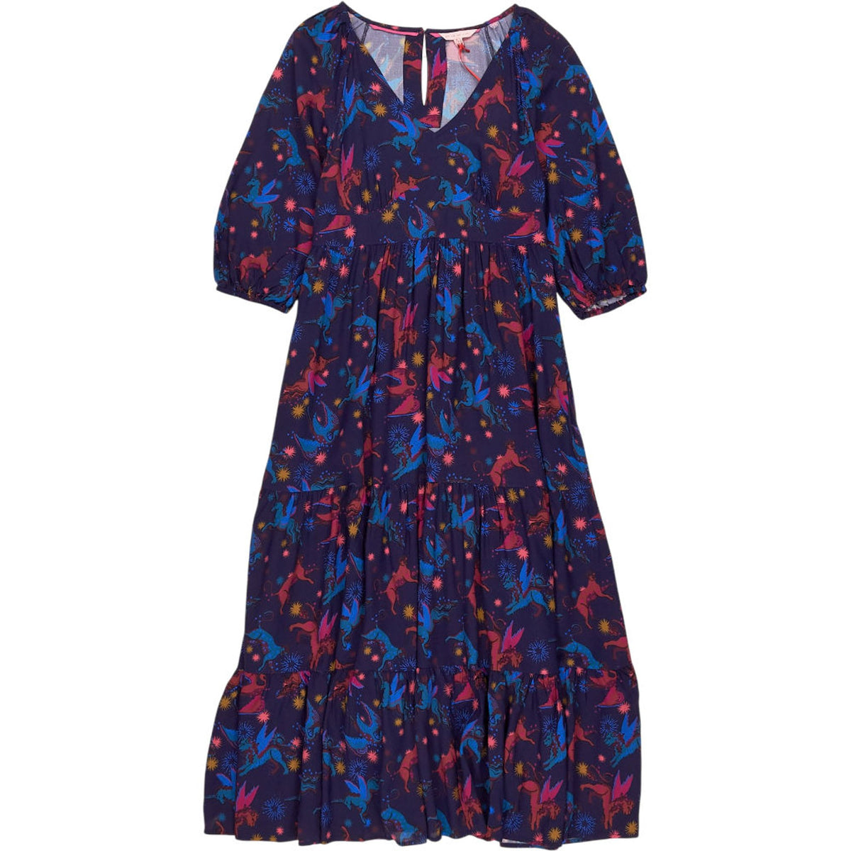 Strong Girls Club Blue Graphic Dress