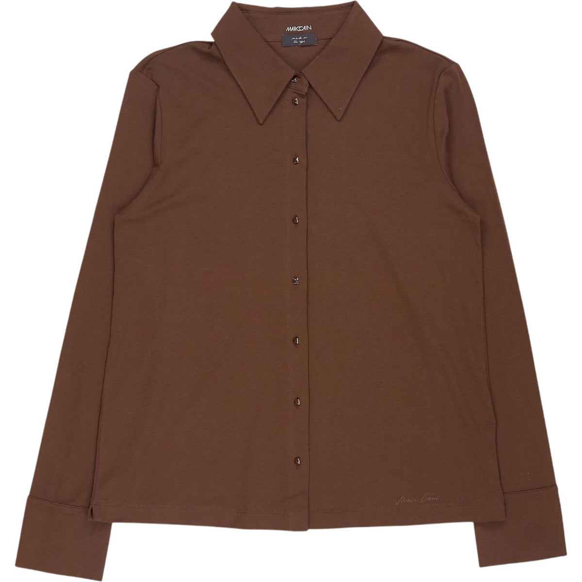 Marc Cain Brown Long Sleeve Blouse
