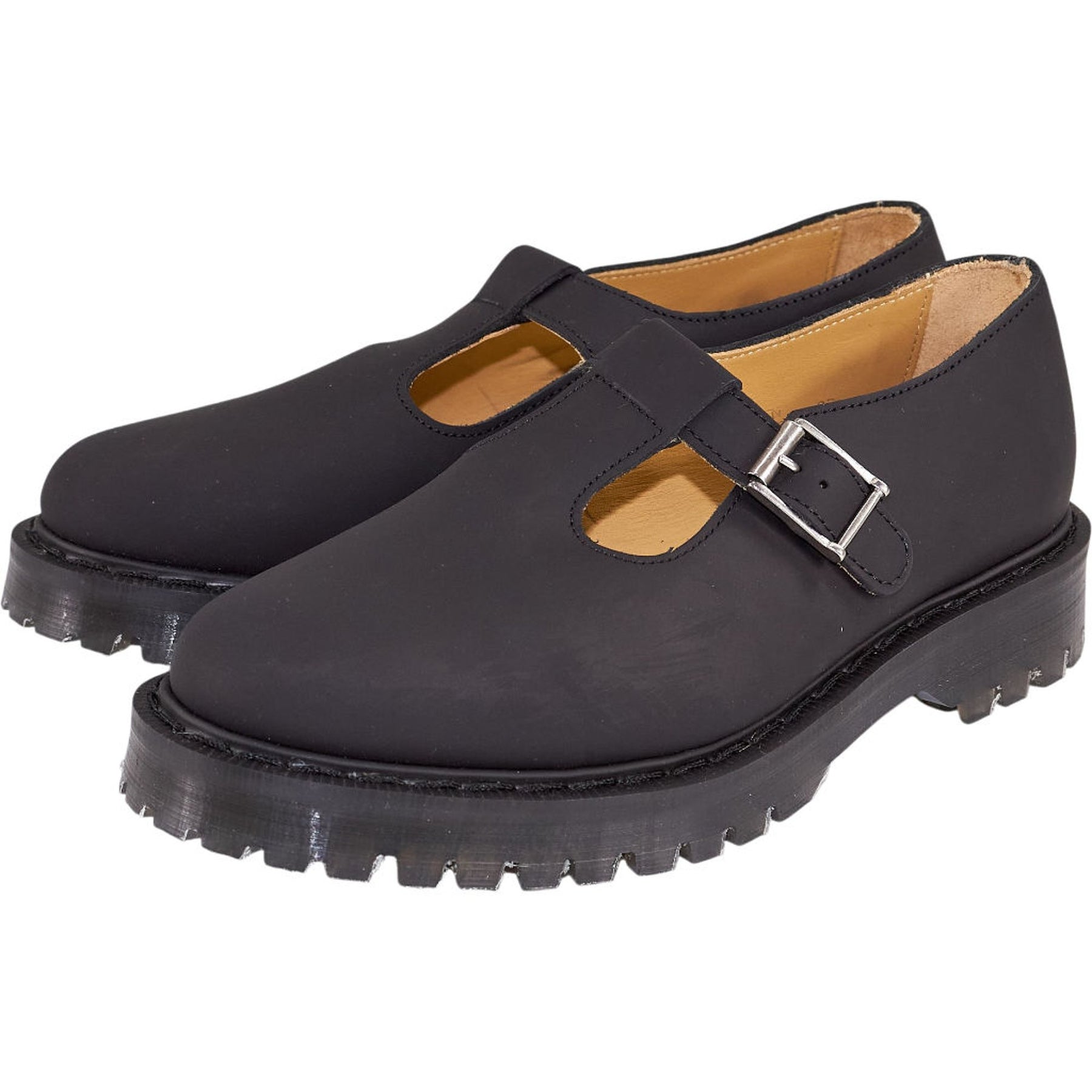 YMC Black Buckle Shoes