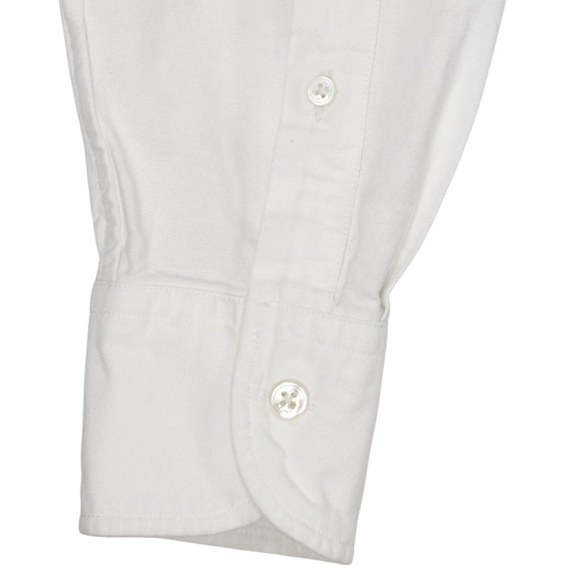Drake's White Button Down Oxford Shirt