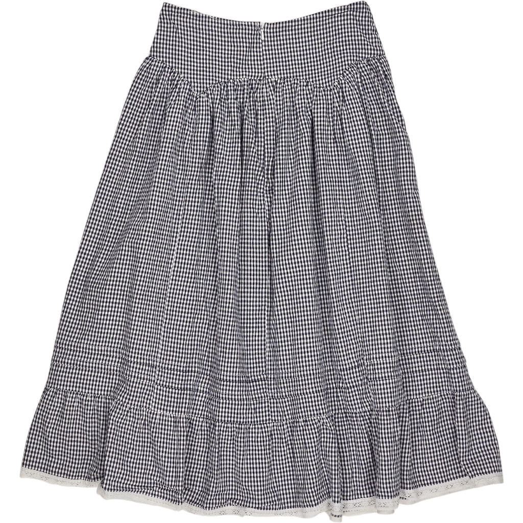 Reclaimed Vintage Black White Gingham Skirt