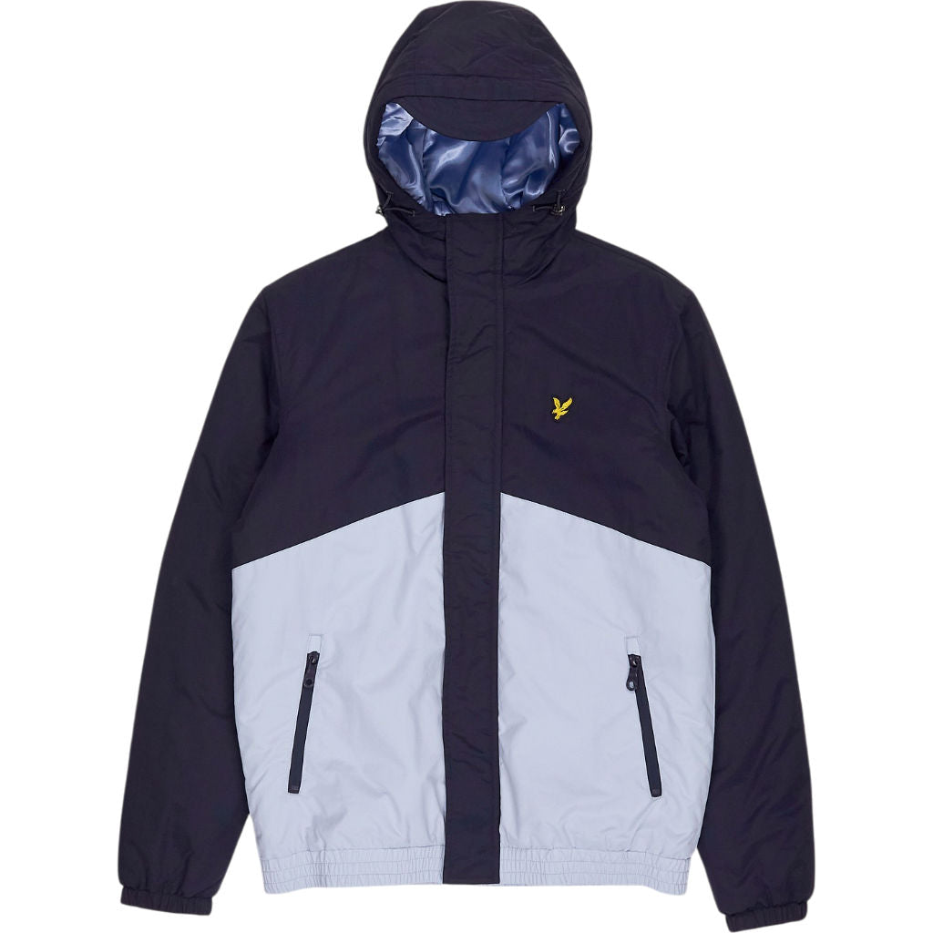 Lyle & Scott Navy Blue Padded Hood Jacket