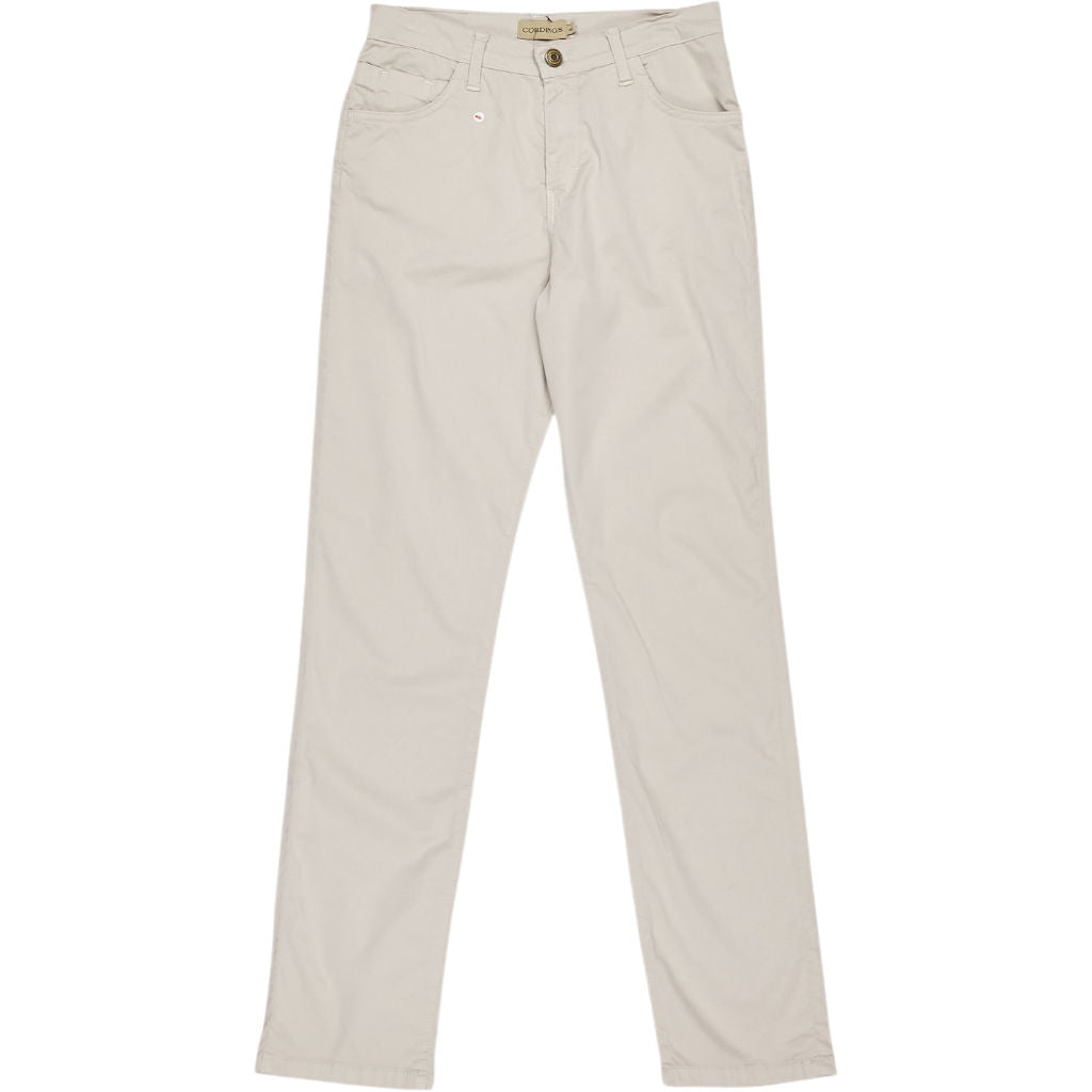 Cording Beige Cotton Chinos