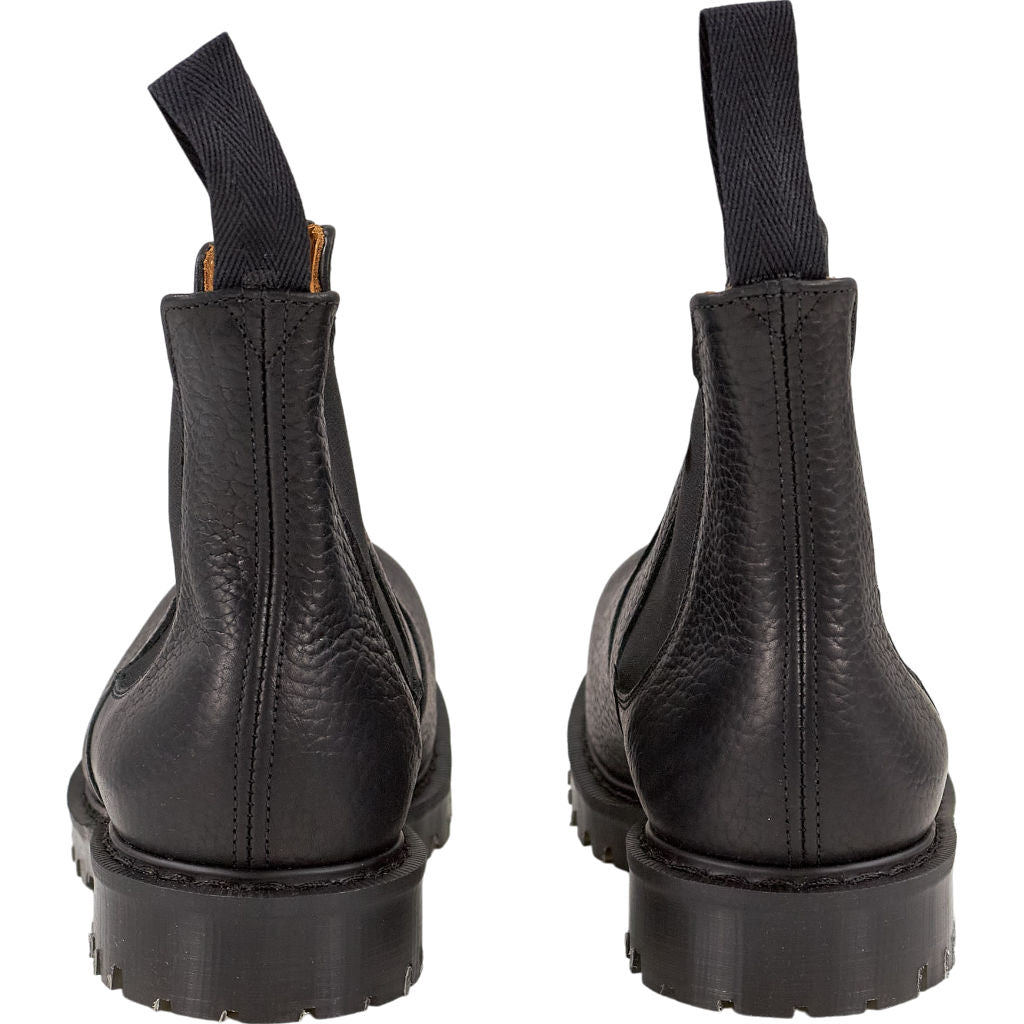 YMC Black Softy Grain Dealer Boots UK 7